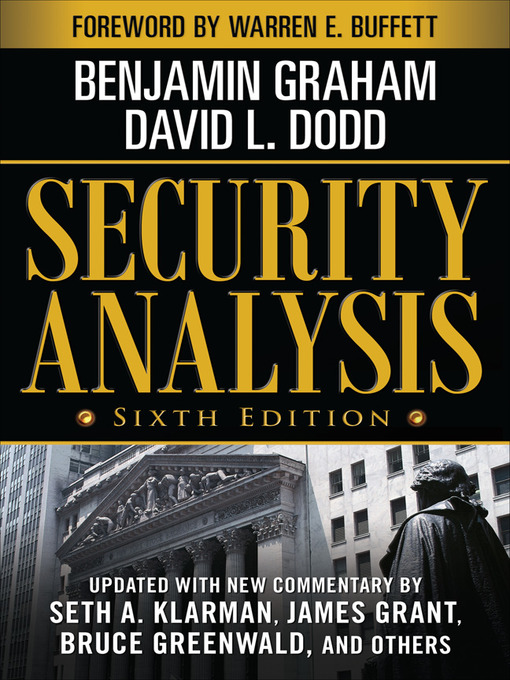 Title details for Security Analysis by Benjamin Graham - Available